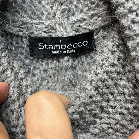 Stambecco Wool Poncho - Picture 3 of 5
